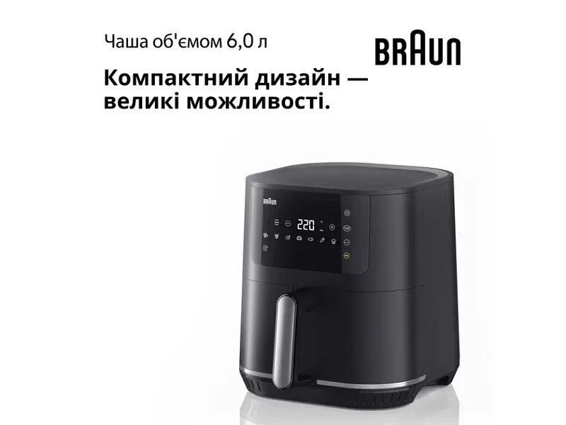 Мультипіч (аерофритюрниця) Braun MultiFry 5 HF5030IBK - фото 5
