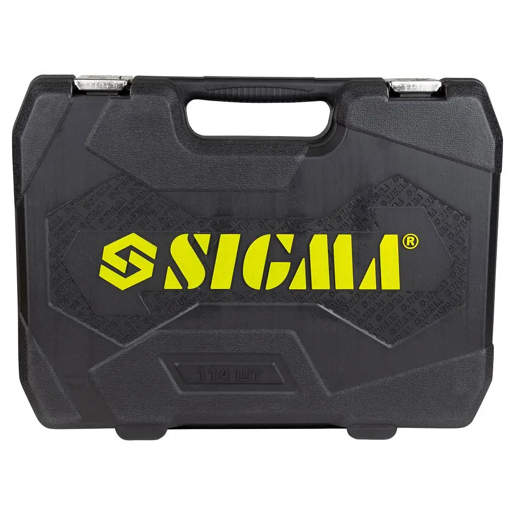 Набір інструментів Sigma насадок торцевих та с1/4" 1/2" 114шт CrV (6003781) - фото 6