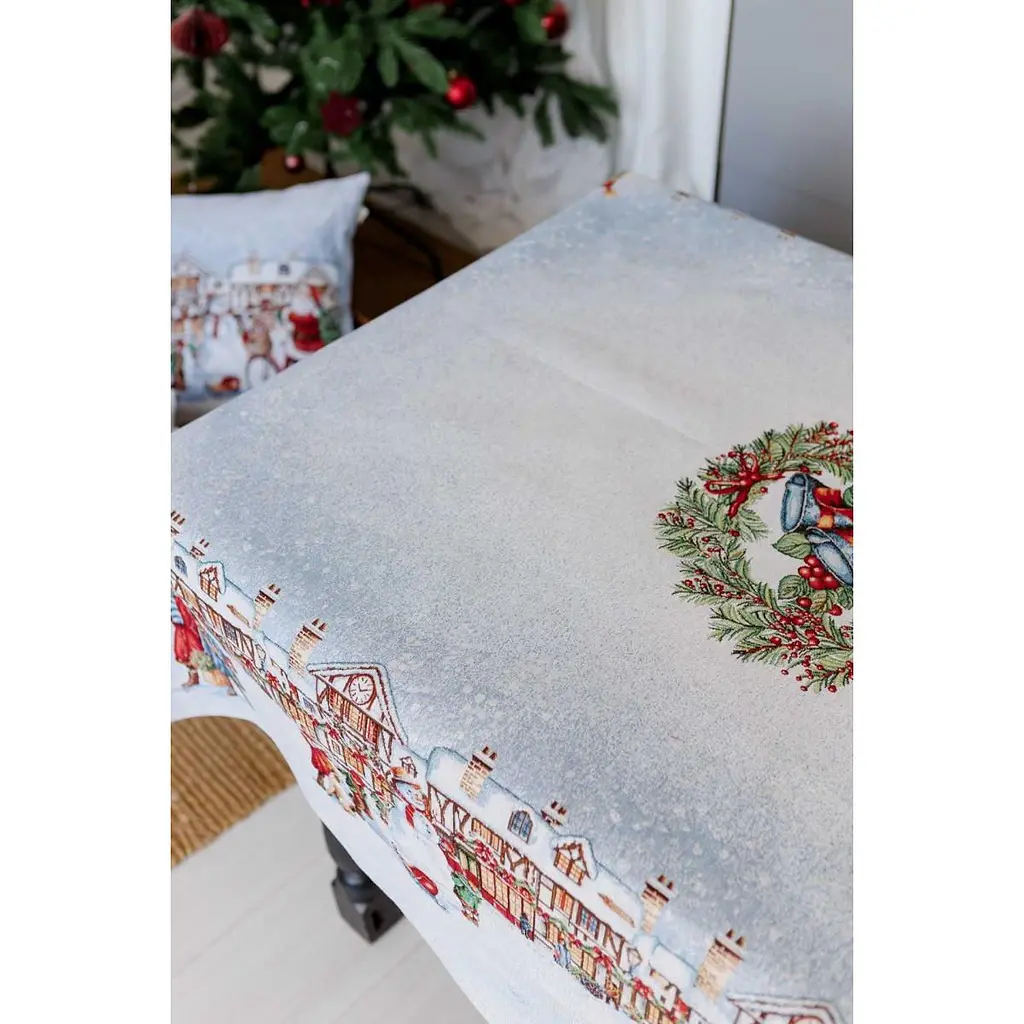 Скатерть гобеленовая Прованс Carousel с люрексом 135 x 220 см (41787) - фото 5