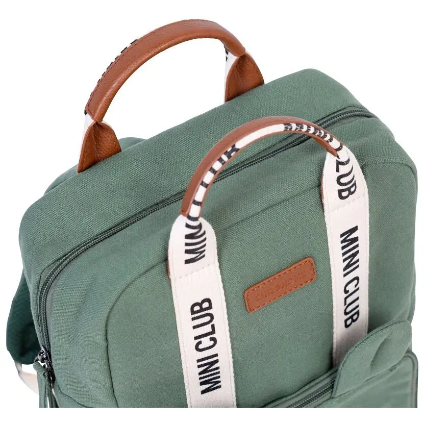 Рюкзак дитячий Childhome Mini Club canvas green (CWKIDSCGR) - фото 4