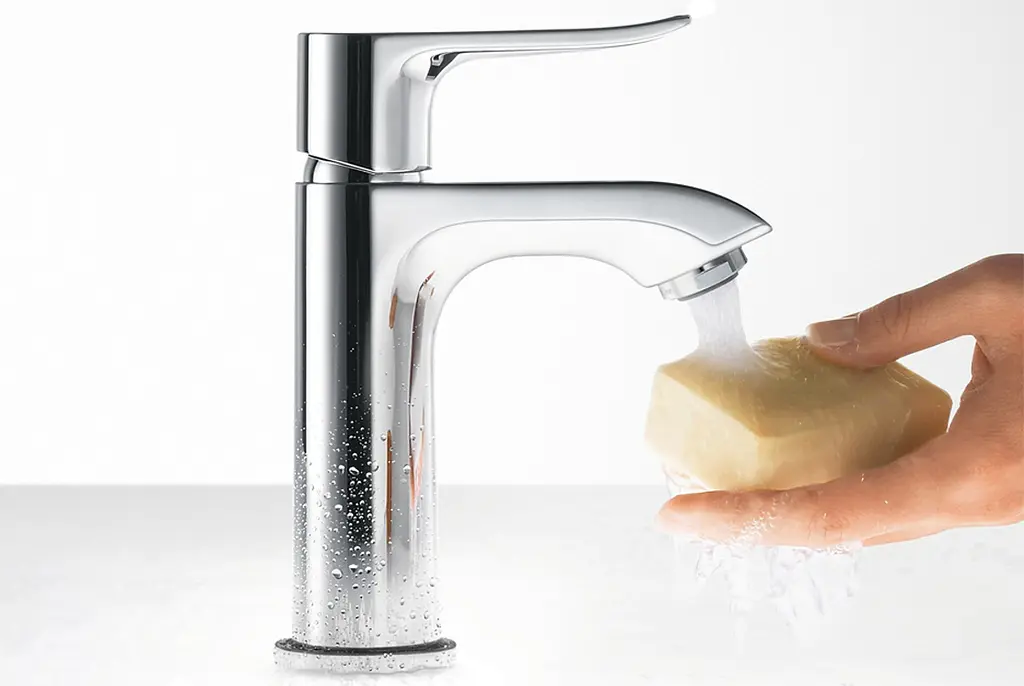 Змішувач для умивальника Hansgrohe Metris без донного клапана хром 31186000 - фото 2