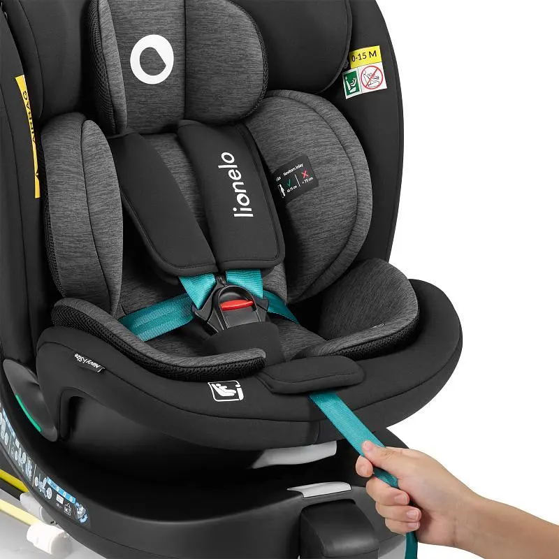 Автокресло Lionelo Navy I-Size black turquoise (LO-NAVY I-SIZE BLACK TURQUOISE) - фото 11