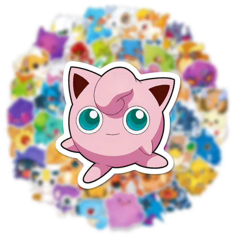 Стікерпак Покемон Набір наклейок GeekLand Pokemon 50 штук - фото 3