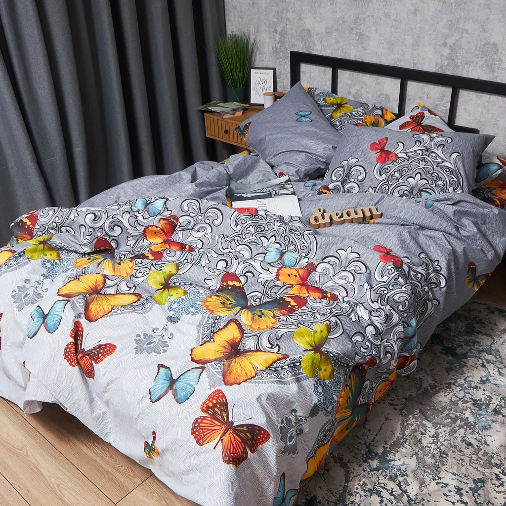 Підковдра Moon&Star Мікросатин Premium Butterfly Dream Полуторна Євро 160x220 см - фото 3