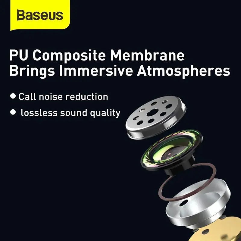 Бездротові навушники Baseus Encok True Wireless Earphones WM01 (NGWM01-04) рожеві - фото 4