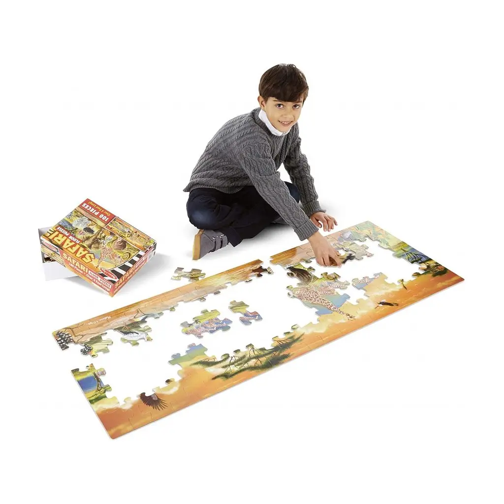 Пазл Melissa&Doug Мега "Сафарі", 100 елементів (MD12873) - фото 2