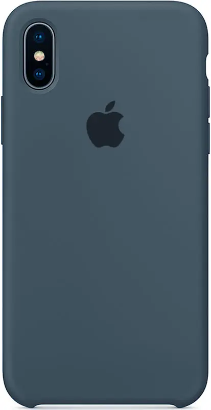 Чохол-накладка TOTO Silicone Case Apple iPhone X/XS Dark Grey - фото 3