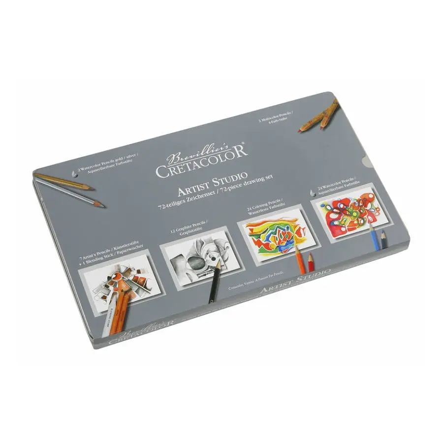 Набір Artist Studio Sketching and Drawing Set 72 шт. Cretacolor (9014400184513)