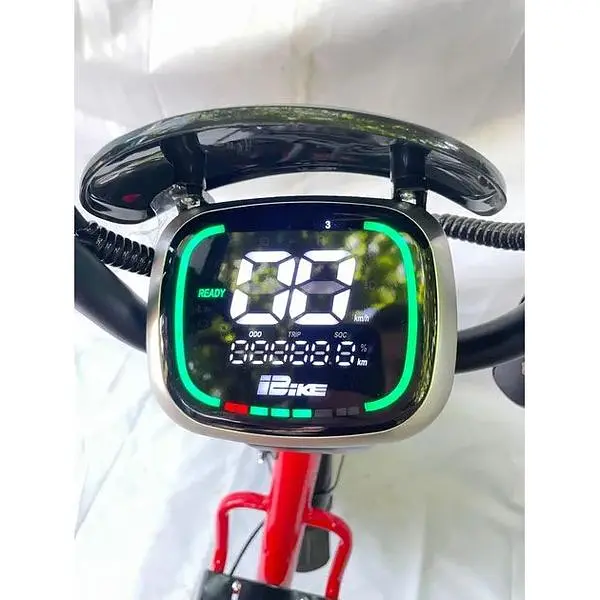 Электровелосипед Minako Monster Pro 16" 1000W 60V 30Ah гидравлические тормоза красный - фото 6