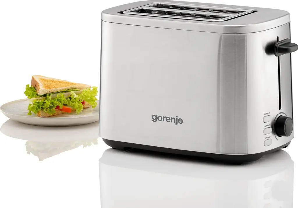 Тостер 800Вт, пластик, серебристый Gorenje teh0025674 - фото 8