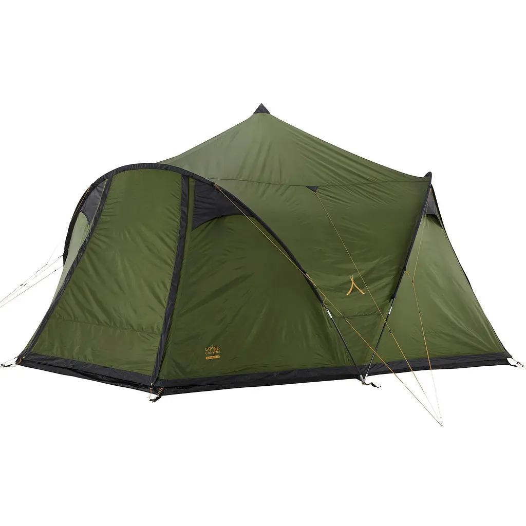 Палатка для кемпинга Grand Canyon Black Knob 10 Capulet Olive (330015) 10 человек, Оливковый - фото 2