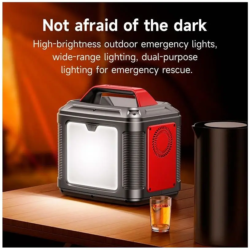 Портативная электростанция Hoco DB28, 80000 mAh, 300W, 3USB, Type-C, AC, PD, QC, black - фото 9