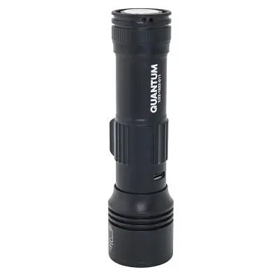 Ліхтар Quantum Adept 10W LED zoom +COB з USB+ Li-ion18650/2600mAh (QM-FL1031-18650/2600) - фото 7