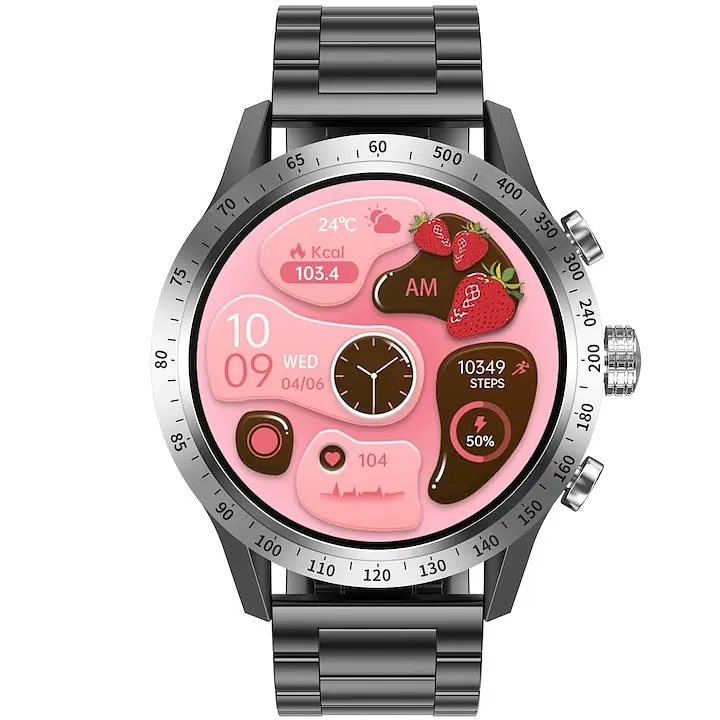 Смарт-годинник Lemfo HT20 2 ремінці Black (6717122e) - фото 4
