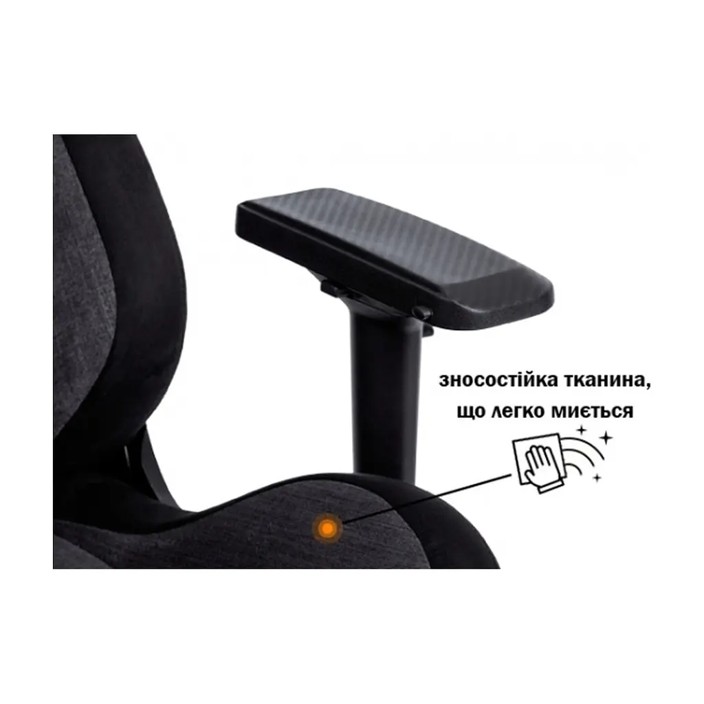 Крісло ігрове GT Racer X-8005 Dark Gray/Black Suede - фото 7