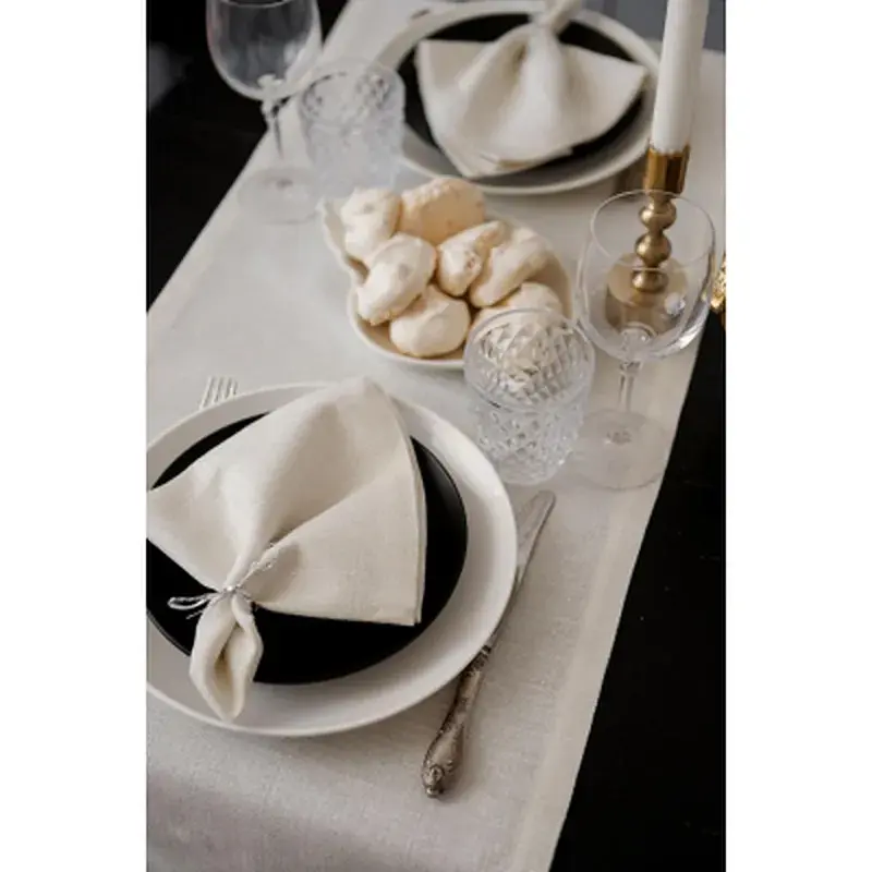 Доріжка на стіл Прованс Перлина White 40х140 см (037577) - фото 10