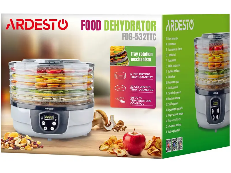 Сушка Ardesto FDB-532TTC - фото 6