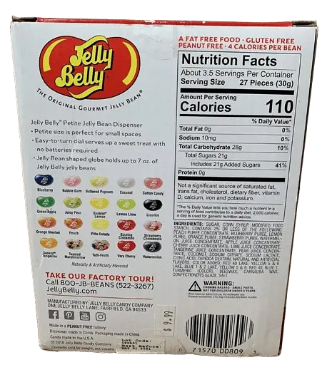 Диспенсер із жувальними цукерками Jelly Belly Petite Bean Machine 15 см - фото 8