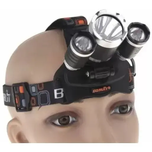 Налобный фонарь Bailong Wimpex Police LED RJ-3000-T6 универсальный аккумуляторный - фото 2