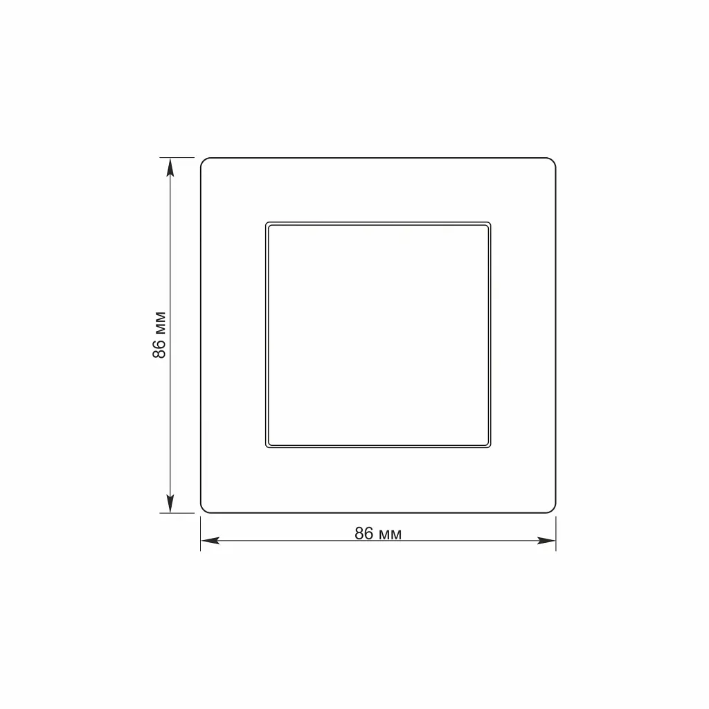 Выключатель одноклавишный Videx Titanum Standard белый 1 шт. - фото 4