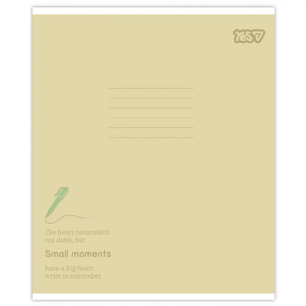 Набір зошитів Yes Small moments 12 аркушів у лінію 25 шт. (768686) - фото 5