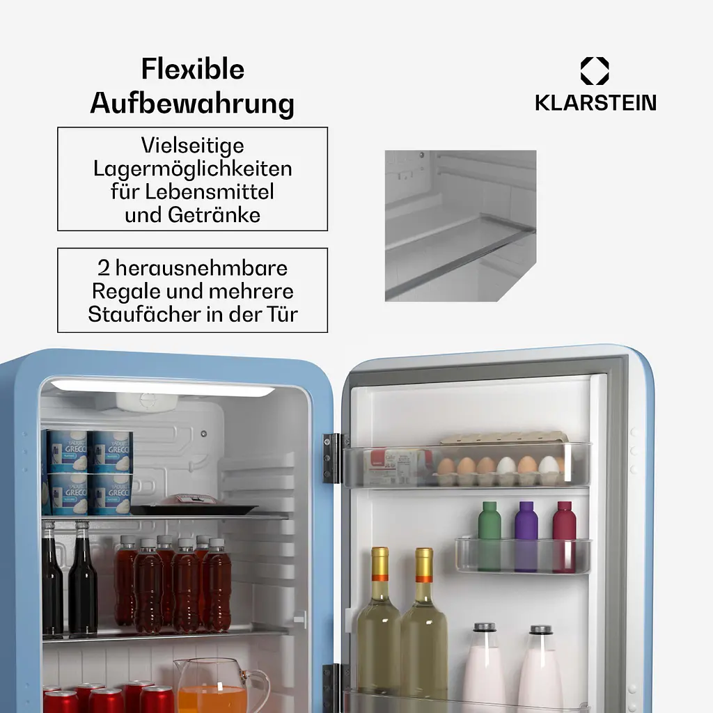 Холодильник Klarstein Audrey Evo Mini (10046624) - фото 5