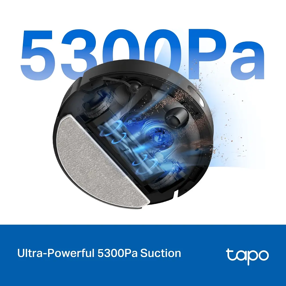 Робот-пилосос TP-Link TAPO RV 30 MAX LIDAR з підтримкою вологого прибирання + док-станція - фото 4
