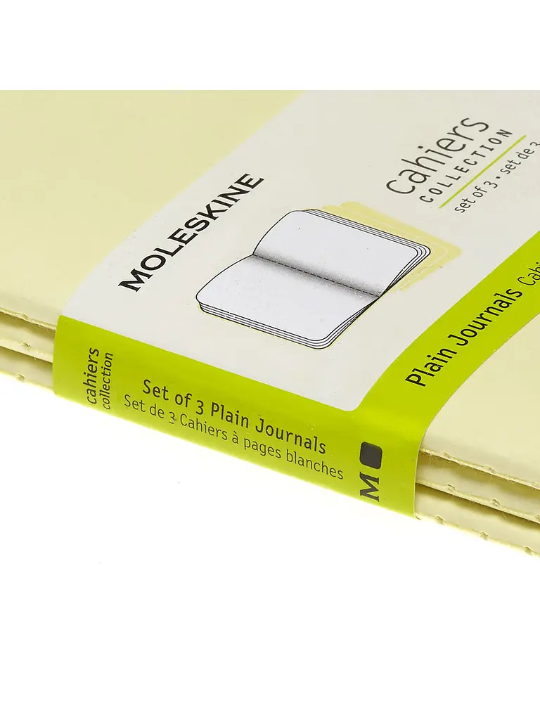 Записник Moleskine Cahier кишеньковий, Нелінований Ніжний Жовтий (CH013M23) - фото 5