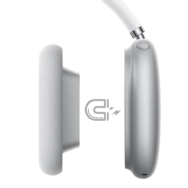 Накладні навушники Borofone BO35 Adorable, BT headphones, BT5.4, AUX, 400mAh, 45h, silver - фото 4