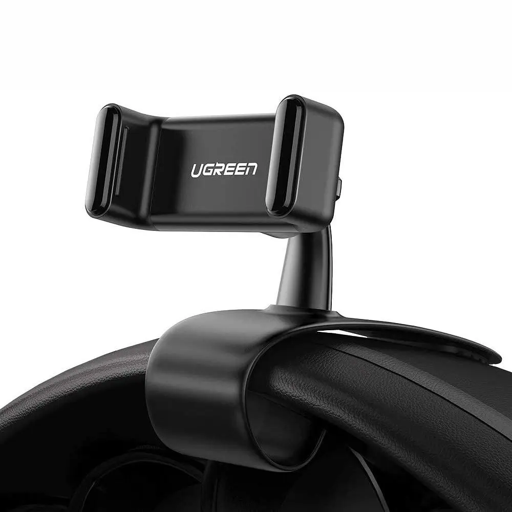 Автотримач UGREEN LP189 Dashboard Snap Clip Phone Holder чорний - фото 3
