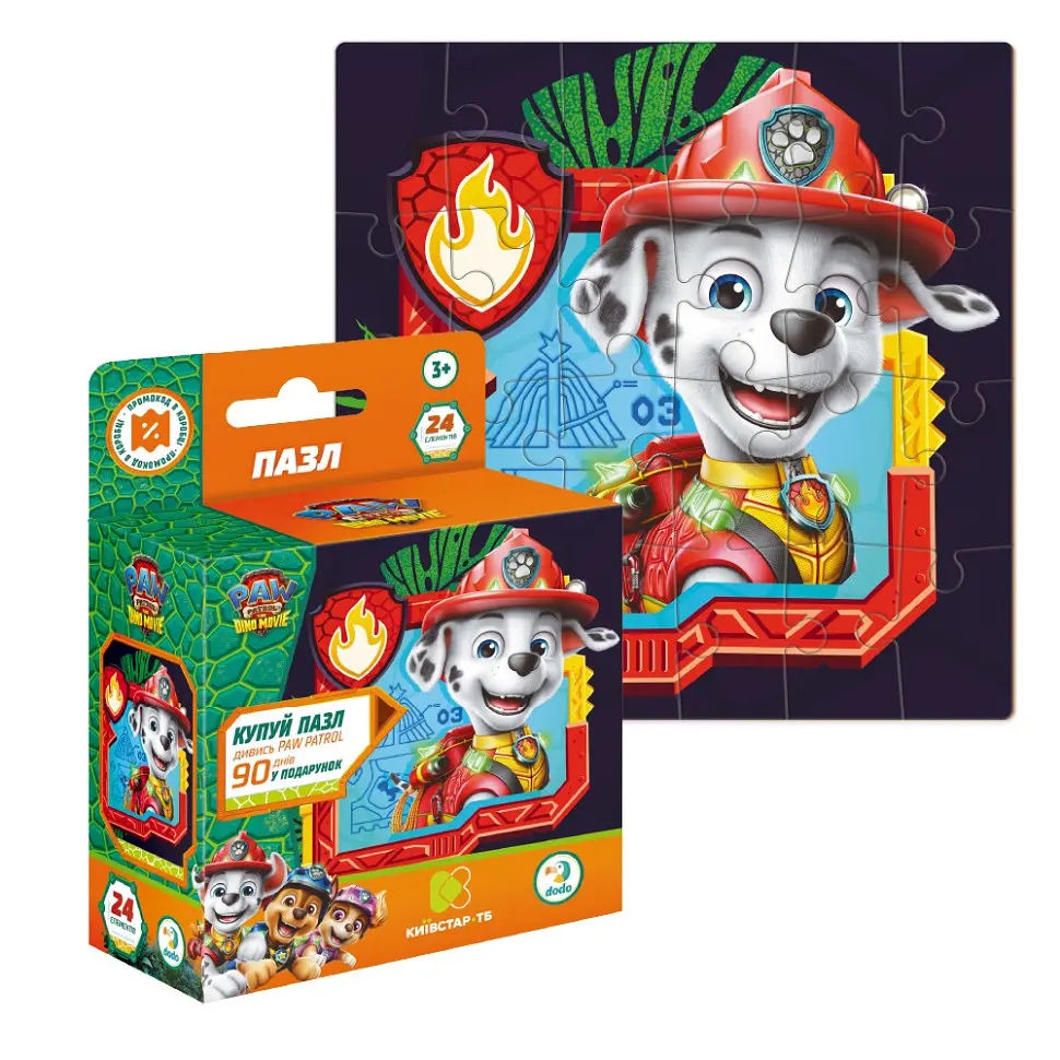 Дитячий пазл DoDo Toys "Paw Patrol: Маршал" 200823, 24 елементи - фото 4