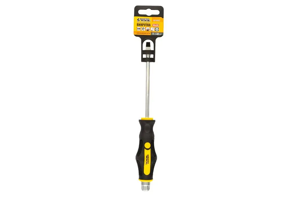 Отвертка ударная плоская шлицевая Mastertool SL6 x 125мм HEX 49-6612 - фото 7