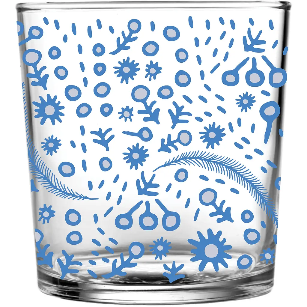 Набір для напоїв Concept Glass Prima Maria Жар-птиця графін 1 л та склянки 350 мл 2 шт. (PM/10035) - фото 3