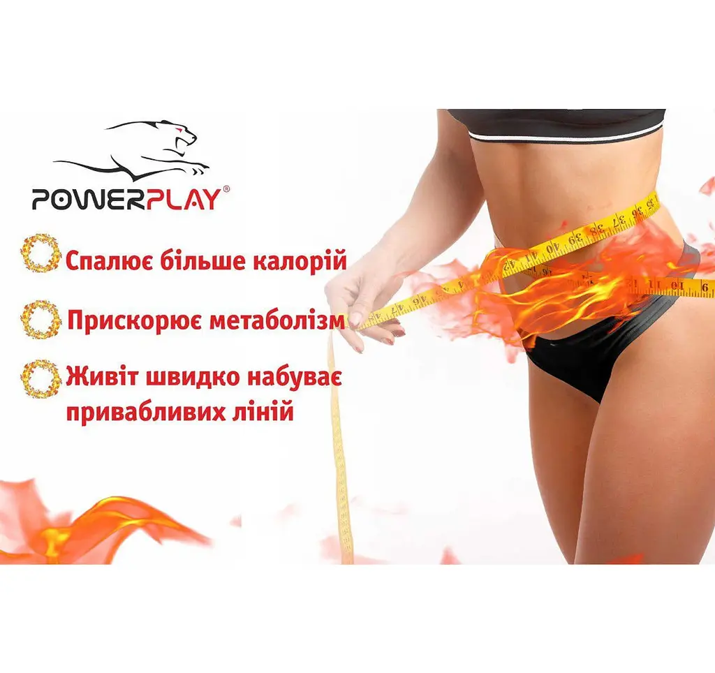 Пояс для схуднення (PP-4301) PowerPlay 100х30 см fit0007397 - фото 4