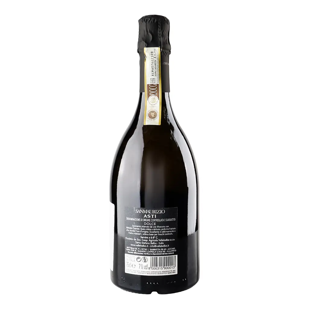 Вино ігристе San Maurizio Asti DOCG Dolce біле солодке 7% 0.75 л (1091) - фото 3