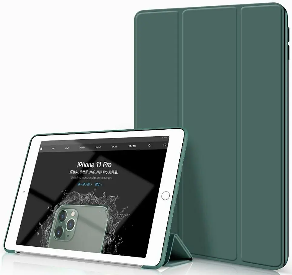 Чохол-книжка Smart Leather Case для Apple iPad 10.2" 2019-2021 Pine Green AAA [48739] - фото 4