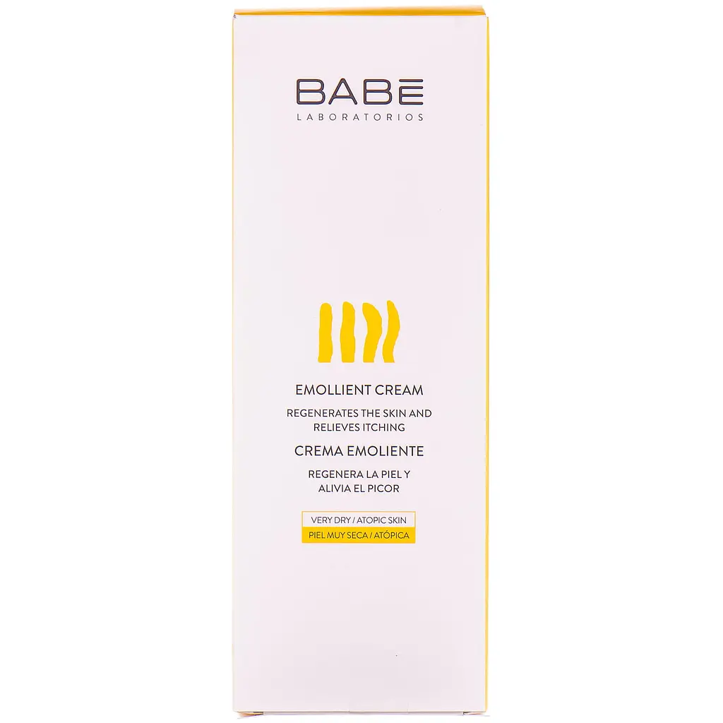 Крем-емолієнт Babe Laboratorios Emollient Cream для сухої та атопічної шкіри зволожувальний 200 мл (8437011329035) - фото 3