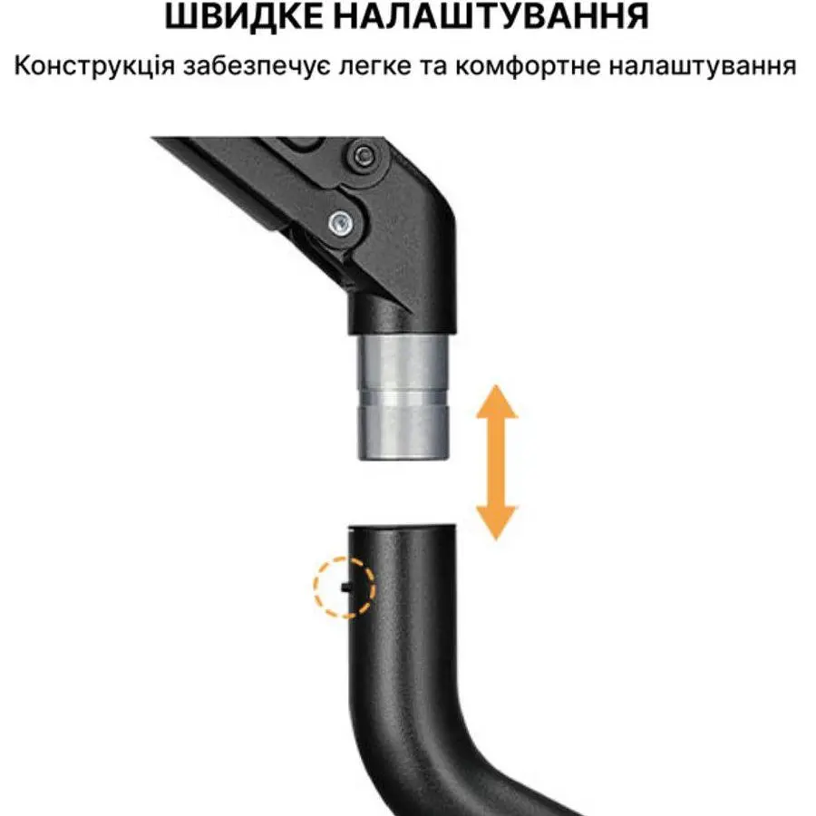 Кронштейн настільний для монітора 17-32 дюйми OfficePro MA-301 Black - фото 10