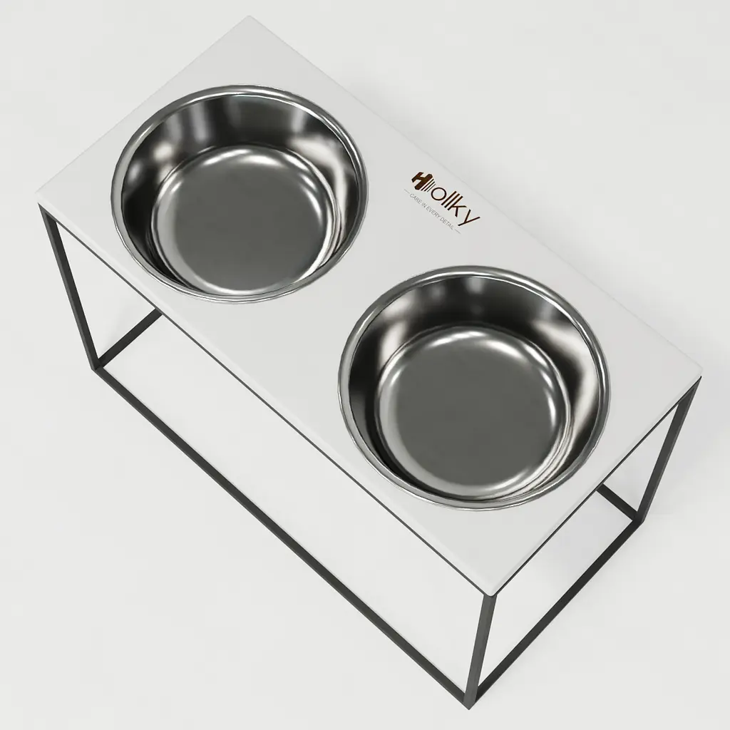 Hollky Base XXL40 — миски на підставці для дуже великих собак (2 × 2,8 л) - фото 4