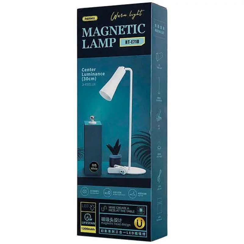 Лампа настольная Remax RL-E710 LED Hunyo Series с аккумулятором 1200 мА.ч - фото 3