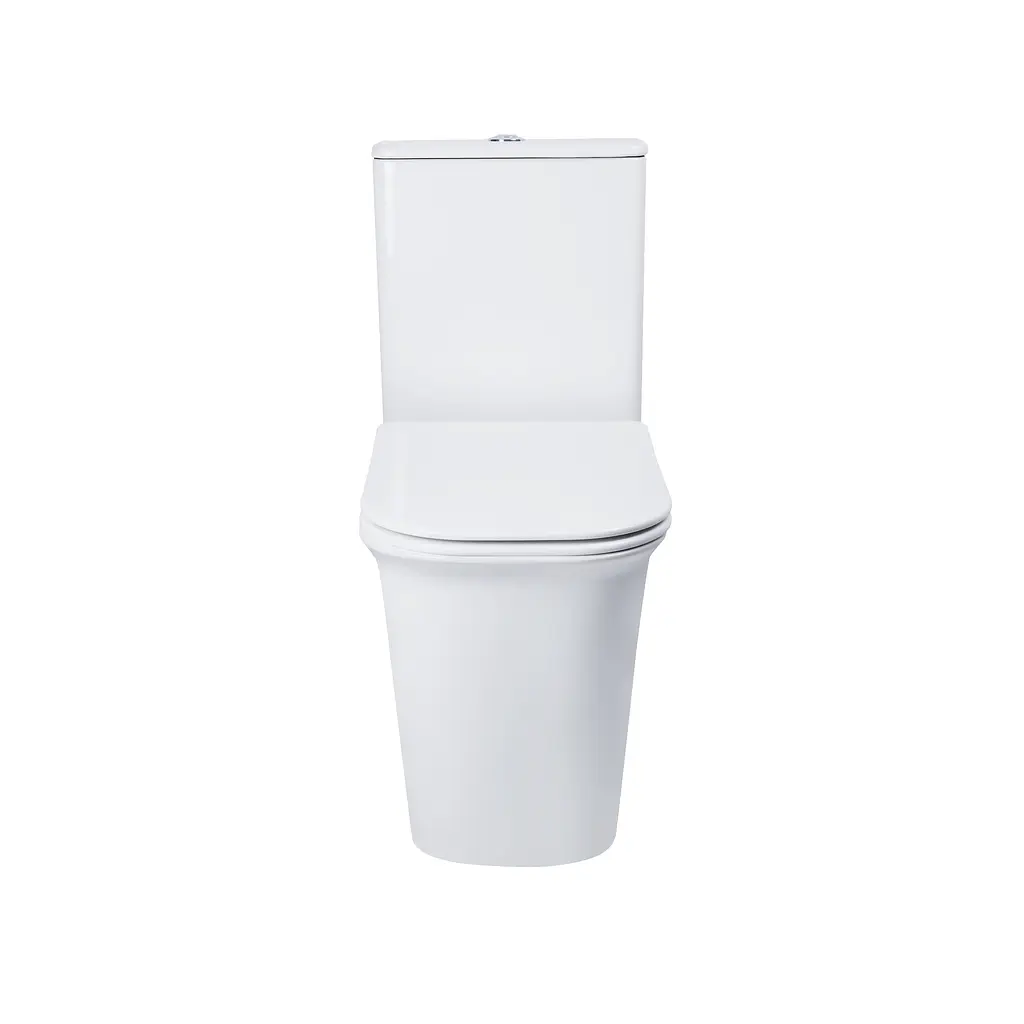 Унитаз-компакт Qtap Nando безободковый с сиденьем Soft-close QT12221222AW - фото 11