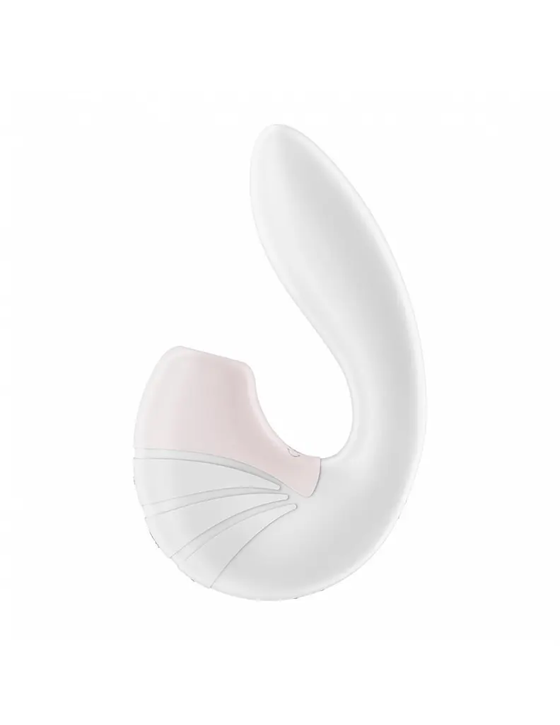 Вакуумный стимулятор клитора с вибрацией Satisfyer Supernova белый - фото 4