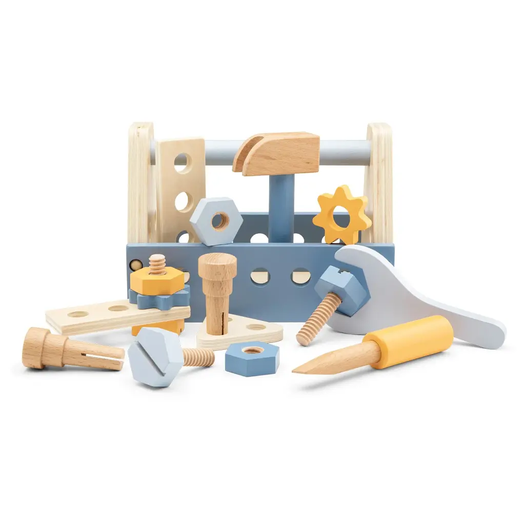 Деревянный набор инструментов New Classic Toys 05518, 16 предметов, от 3 лет - фото 2