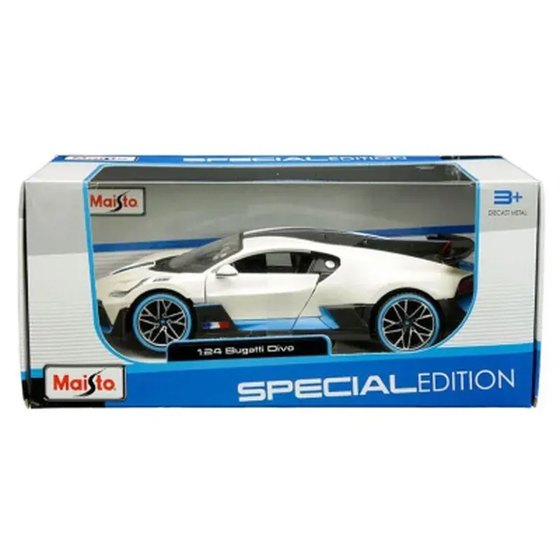 Машина Maisto Bugatti Divo білий 1:24 (31526 met. white) - фото 6