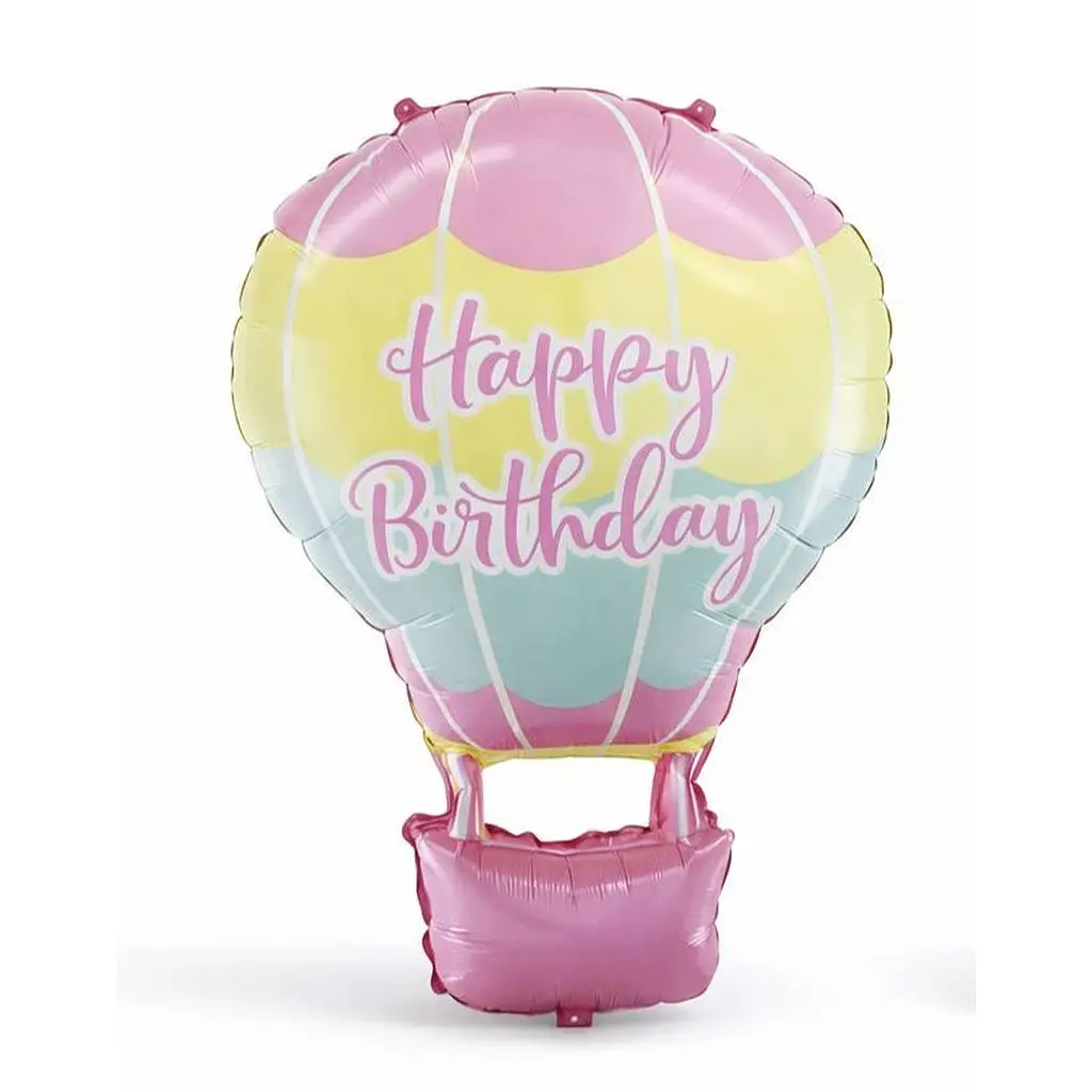 Надувной фольгированный шарик Happy Birthday воздушные декоративные аксессуары для праздников Разные цвета - фото 1