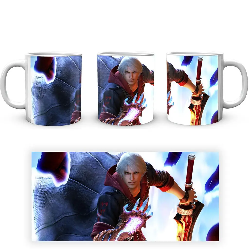Кружка GeekLand Неро Devil May Cry Nero DMC 02.06 330 мл белая - фото 4