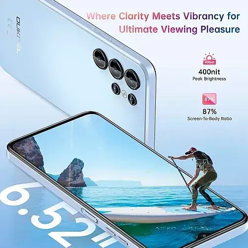 Смартфон Oukitel C1 4/128Gb Blue - фото 2