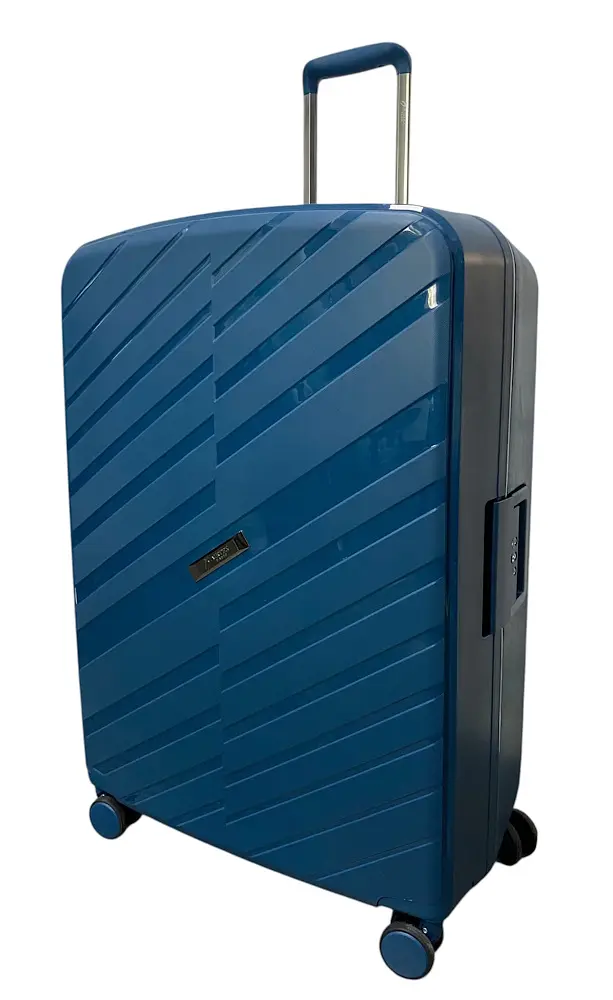 Валіза велика Airtex 229 L поліпропілен 78×53×30 см Морська хвиля - фото 3