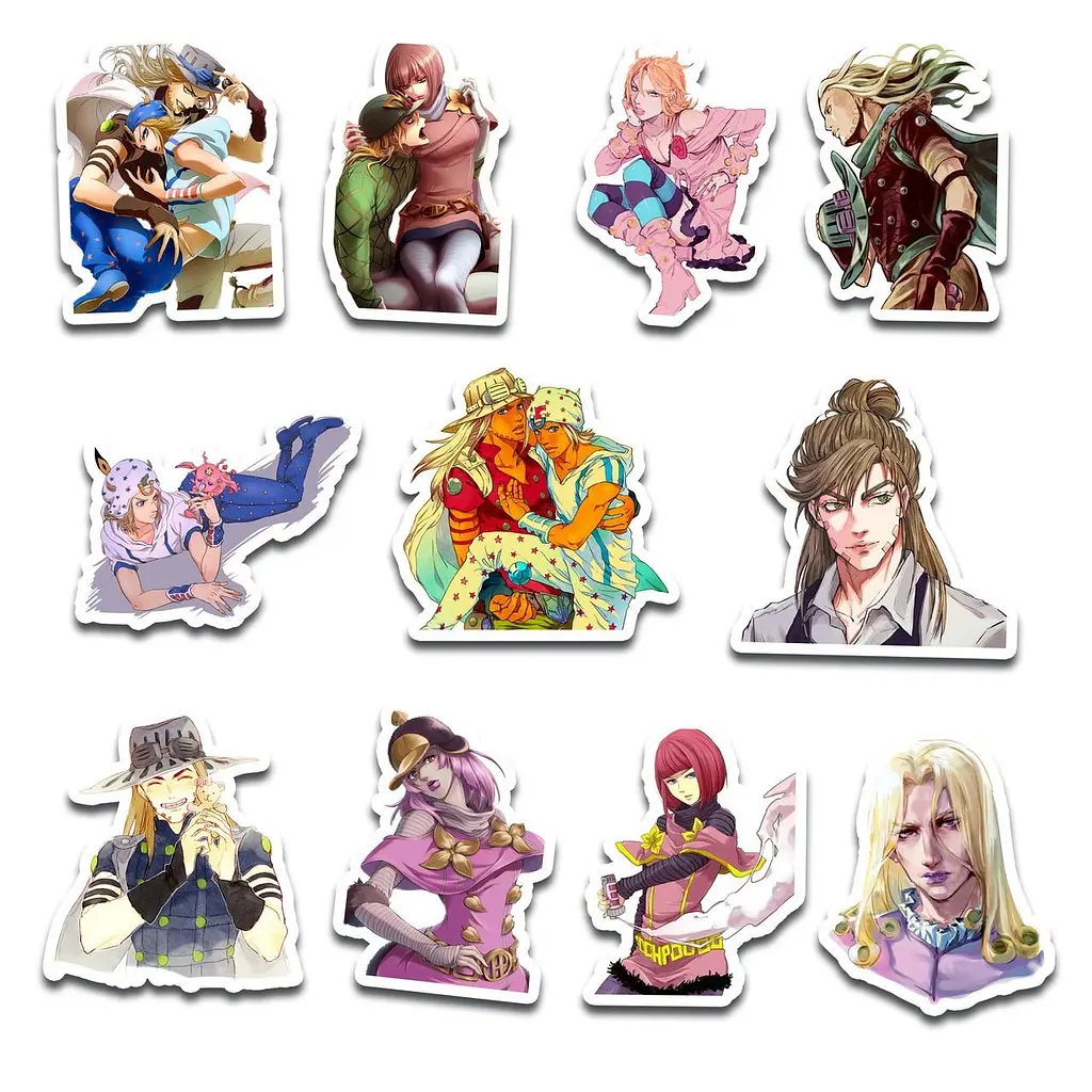 Стікерпак GeekLand JoJo Steel Ball Run 45 штук (SP JJ 02) - фото 3