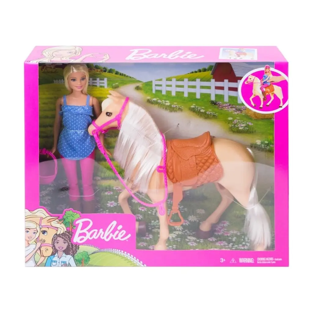 Ігровий набір Barbie Верхова їзда (FXH13)
